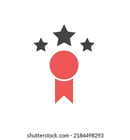 star medal icons  symbol vector elements for infographic web