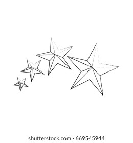 Star medal shape
