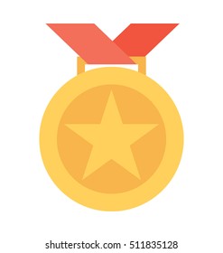Star Medal Vector Icon