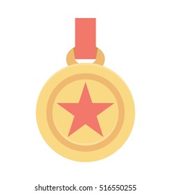 Star Medal Vector Icon