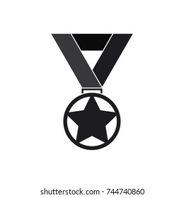 star medal vector icon, medal icon