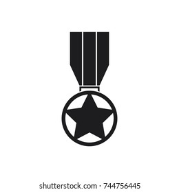star medal vector icon, star icon, medal icon
