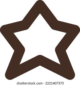 star concepto moderno ui ux icono para sitio web, aplicación, presentación, volante, folleto, etc.