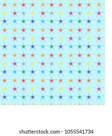 Star modern fabric background.