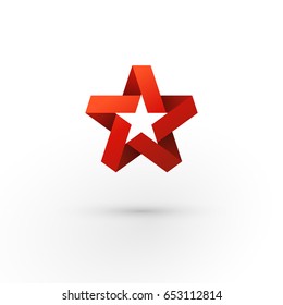 Star. Modern icon design logo element  Best for identity and logotypes. 