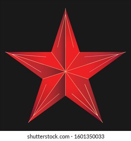 Star -modern illustration for web background design. Festive concept. Christmas celebration concept. Graphic element. Modern style.