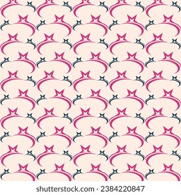 Star modern seamless pattern vector illustration abstract background
