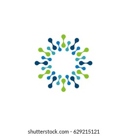 Star Molecule Logo template Illustration Design. Vector EPS 10.