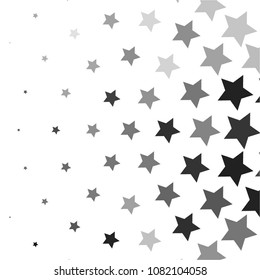 Star monochrome vector background. Abstract halftone illustration pattern. Vintage texture
