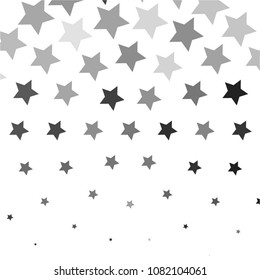 Star monochrome vector background. Abstract halftone illustration pattern. Vintage texture
