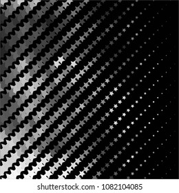 Star monochrome vector background. Abstract halftone illustration pattern. Vintage texture
