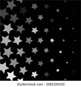 Star monochrome vector background. Abstract halftone illustration pattern. Vintage texture
