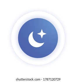 Star & Moon - App Icon Button