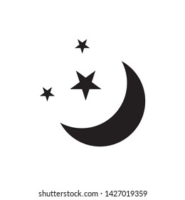 star moon icon vector design template