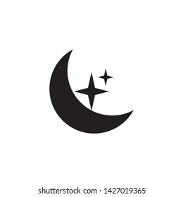 star moon icon vector design template
