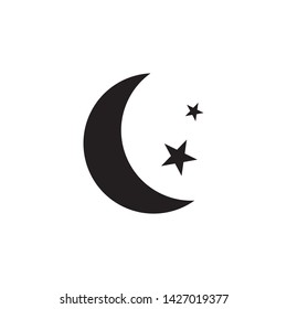 star moon icon vector design template