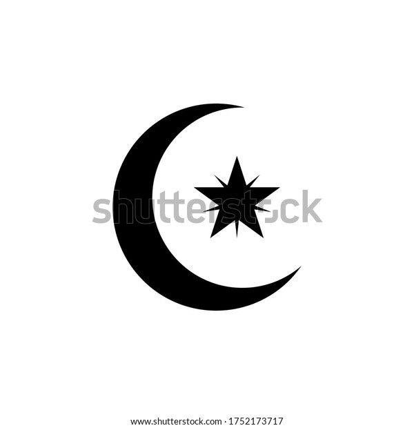 Star and moon icon\
vector illustration
