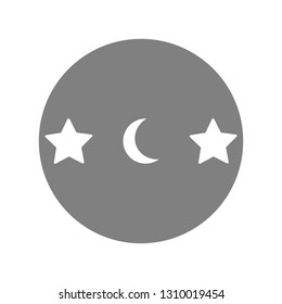 star and moon logo icon