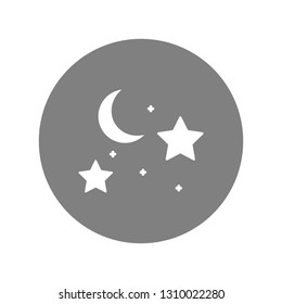 star and moon logo icon