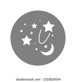star and moon logo icon