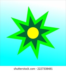 Star and moon vector illustration