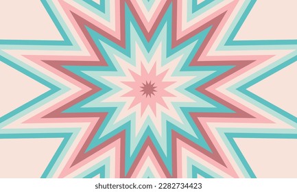 Star motif abstract background design with beautiful color variations