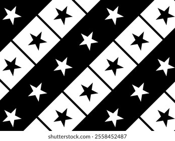 Star Motifs Pattern. Can use for Decoration, Interior, Exterior, Carpet, Textile, Garment, Fashion, Bed Cover, Tile, Plastic, Paper, Wrapping, Wallpaper, Background, etc. Vector Illustration