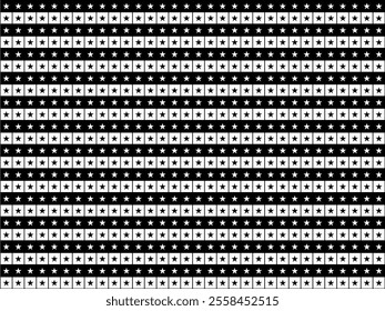 Star Motifs Pattern. Can use for Decoration, Interior, Exterior, Carpet, Textile, Garment, Fashion, Bed Cover, Tile, Plastic, Paper, Wrapping, Wallpaper, Background, etc. Vector Illustration