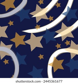 Star Multicolor Brush Splash Background Design Vector