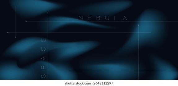 Star nebulae in outer space. Vector illustration. Sketch for creativity.