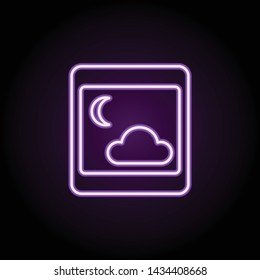 star neon icon. Elements of web set. Simple icon for websites, web design, mobile app, info graphics