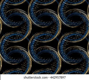 star night abstract vector seamless pattern 