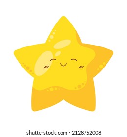 star night kawaii comic character