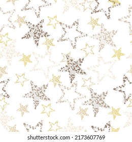 Star night seamless pattern template baby children kids Children pyjamas Vector illustration.