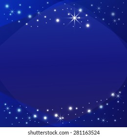 star at night sky for background, vector illustration eps10