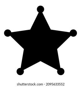 Star Night Gewinner-Flat-Symbol einzeln auf weißem Hintergrund