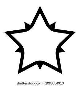 Star Night Winner Flat Icon Isolated On White Background