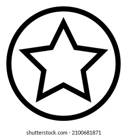 Star Night Winner Flat Icon Isolated On White Background