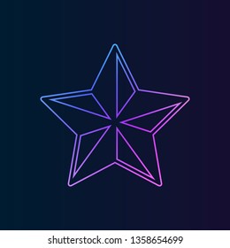 star nolan icon. Simple thin line, outline vector of web, minimalistic icons for UI and UX, website or mobile application