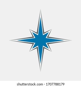 Star North Quality Vector Illustration Cut