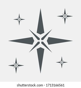 Starre Nord-Weihnachtsmesse für hochwertige Vektorillustration