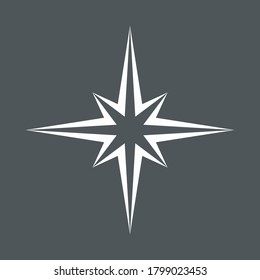 Star North Quality Vector Illustration Cut