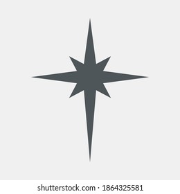 Star north quality vector illustration cut