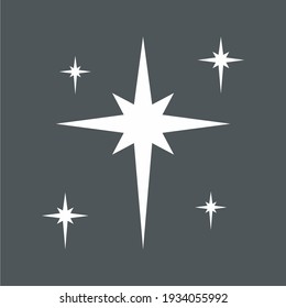 Star North Quality Vector Illustration Cut