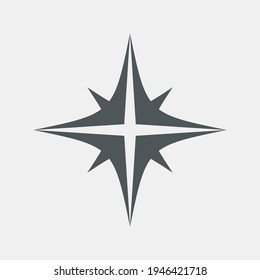 Star north quality vector illustration cut