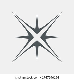 Corta de ilustración vectorial de calidad de navidad norte