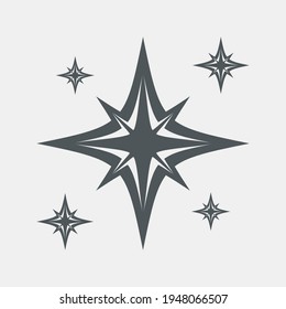 Corta de ilustración vectorial de calidad de navidad norte