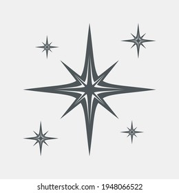 Corta de ilustración vectorial de calidad de navidad norte