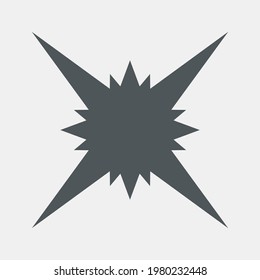 Star north quality vector illustration cut