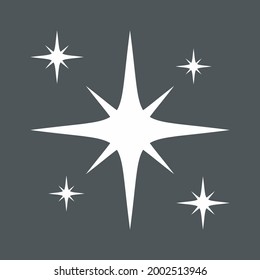 Star north quality vector illustration cut